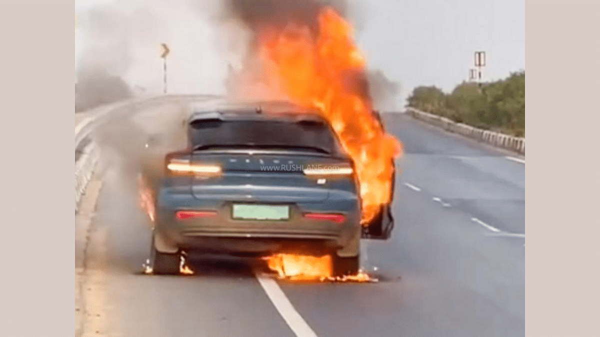 volvo c40 recharge fire accident