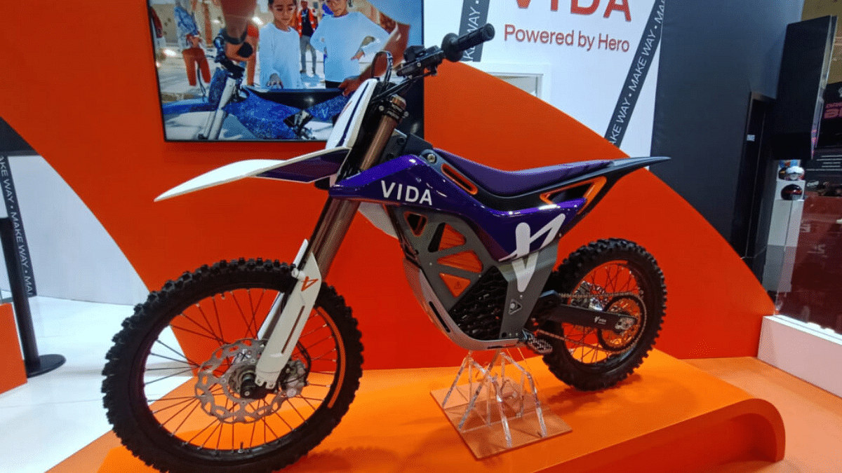 Hero Electric Dirt Bike Showcased at Bharat Mobility Expo 2024