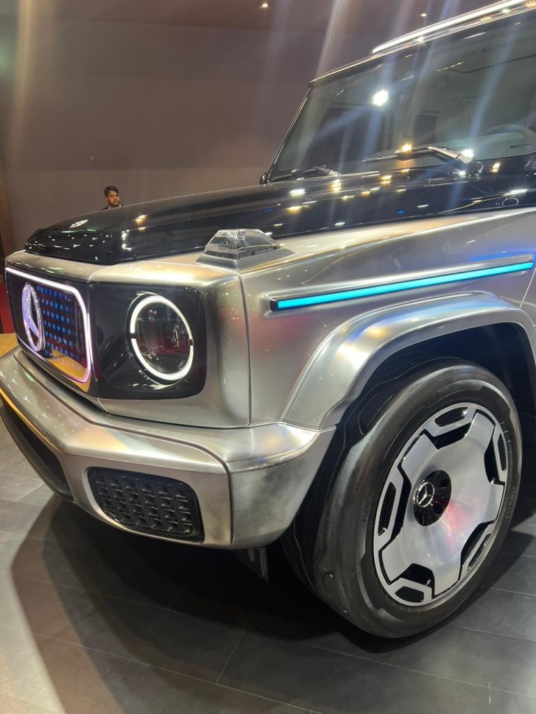 MercedesBenz EQG Electric GWagon Concept Steals The Show At Bharat Expo 2024