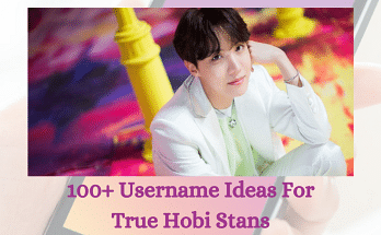 100+ Username Ideas For BTS J-Hope