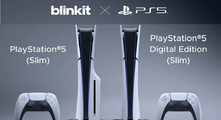 Blinkit deliver Sony PS5 Slim