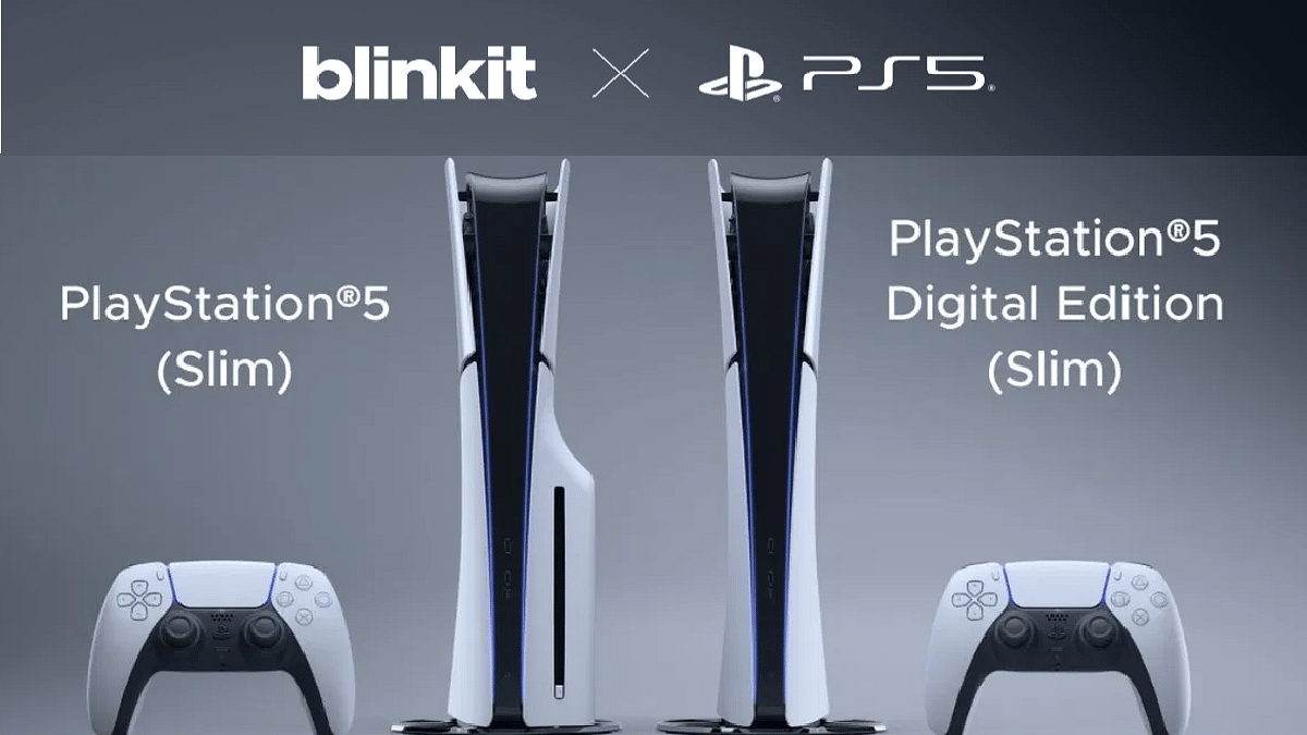 Blinkit deliver Sony PS5 Slim
