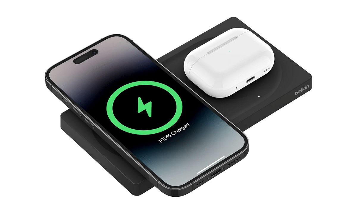 Belkin MagSafe 2-in-1 Fast Wireless Charging Pad 