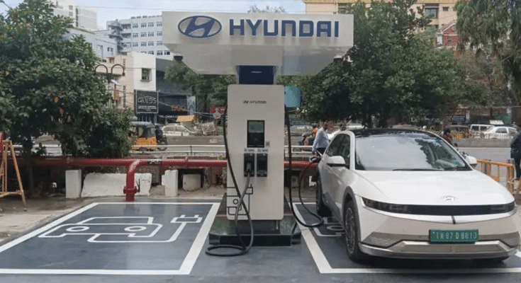 hyundai charging station