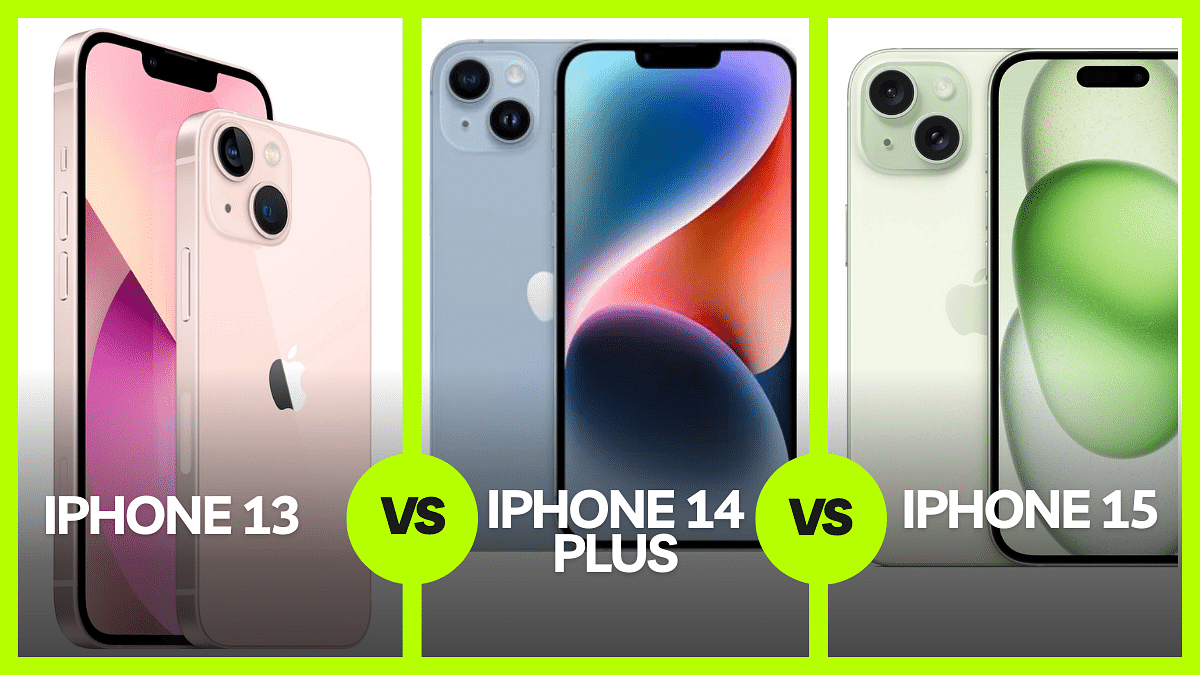 iPhone 13 vs iPhone 14 Plus vs iPhone 15