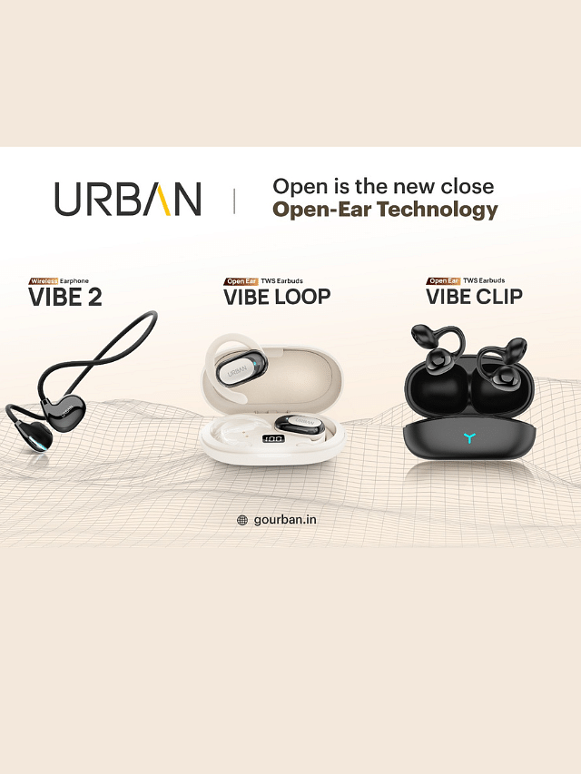 Urban Launches Three New Vibe Series Open-Ear TWS Earpods: Features
