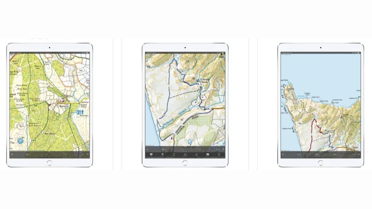 apple maps topographic