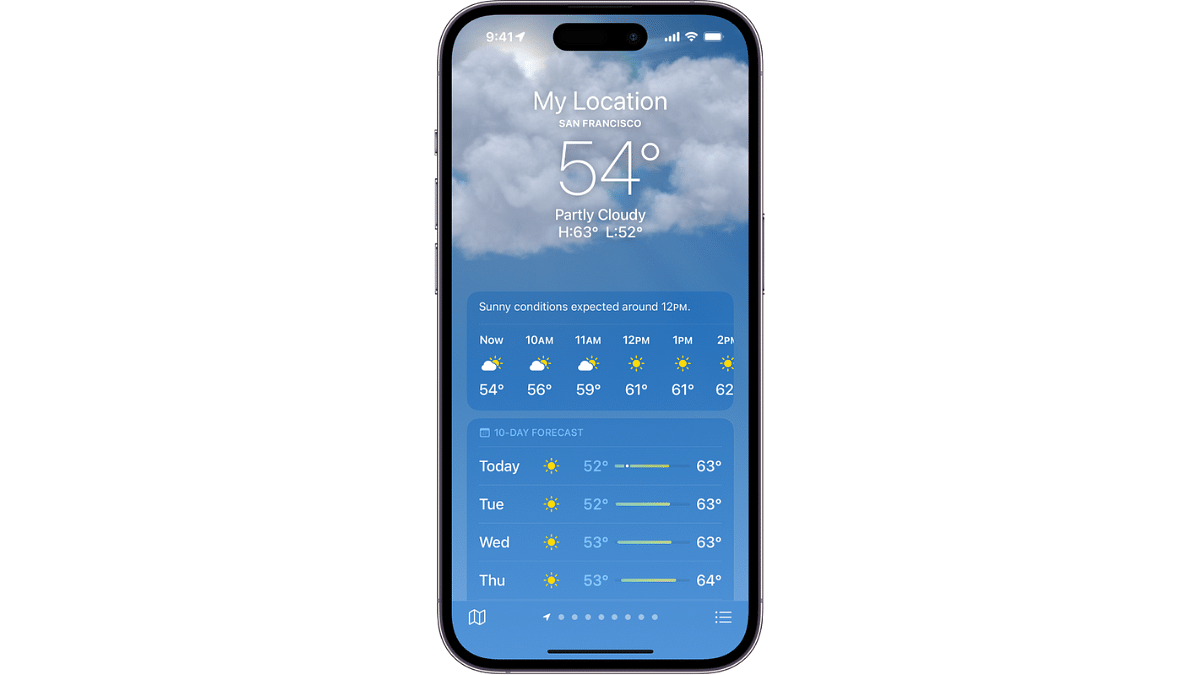 Apple Weather App