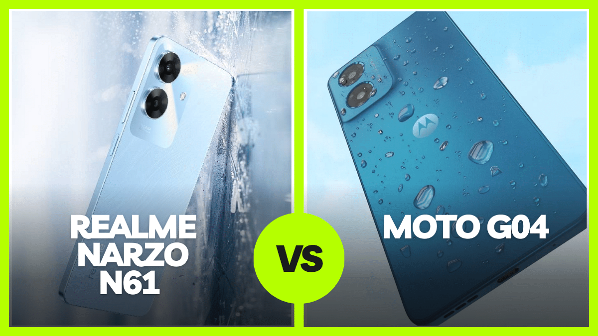 Realme Narzo N61 Vs Moto G04