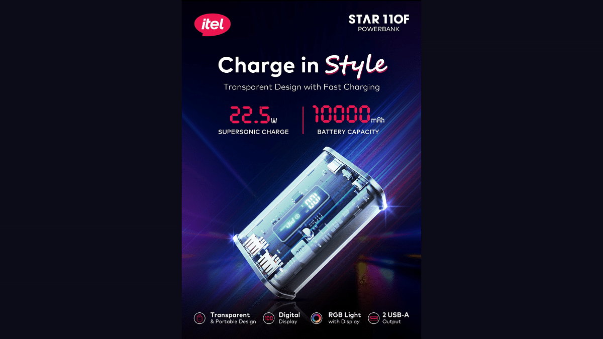 itel Power Bank STAR 110F