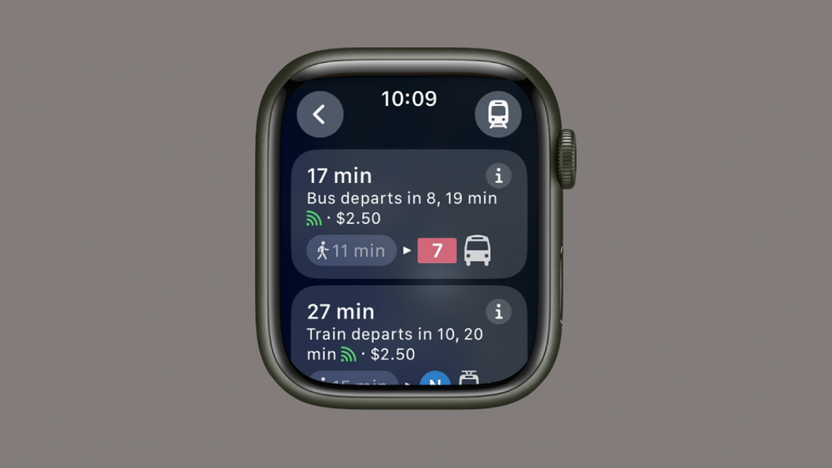 apple watch maps 