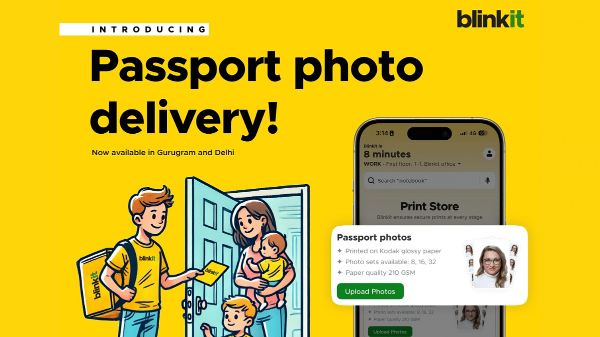 Blinkit passport photos