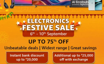 Amazon Electronics Festive Sale
