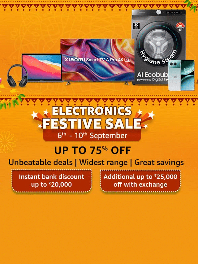 Amazon Electronics Festive Sale: Top Deals You Shouldn’t Miss