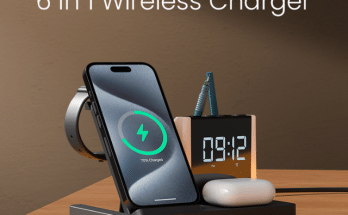 Portronics Hexacharge 6-in-1 Wireless Charging Station