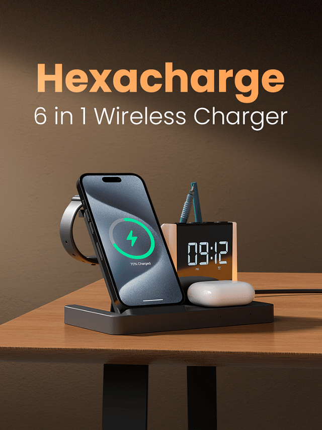 Portronics Hexacharge 6-in-1 Wireless Charging Station: Top Features