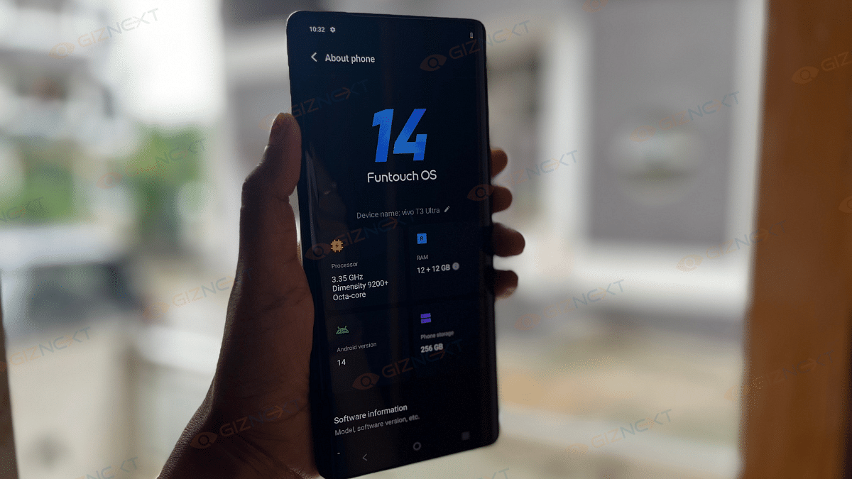 Vivo T3 Ultra 5G Software