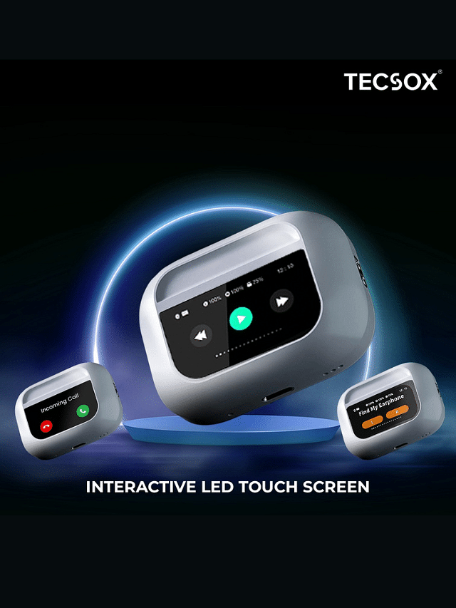 TecSox ALPHA Smart Display TWS Earbuds Launch On Snapdeal: Key Features