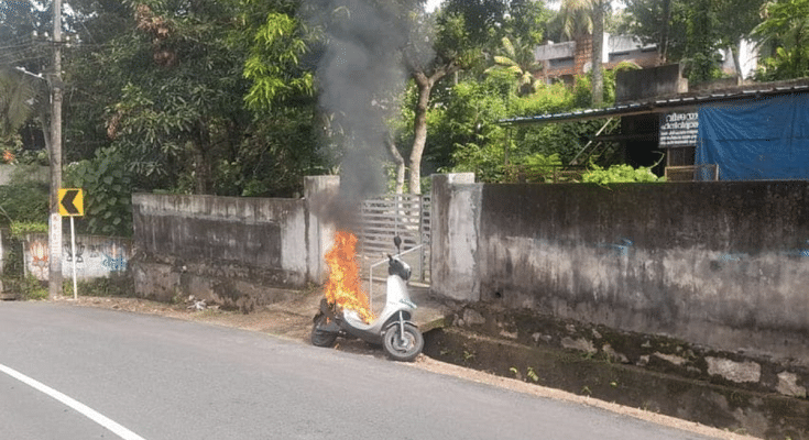 ola e scooter fire