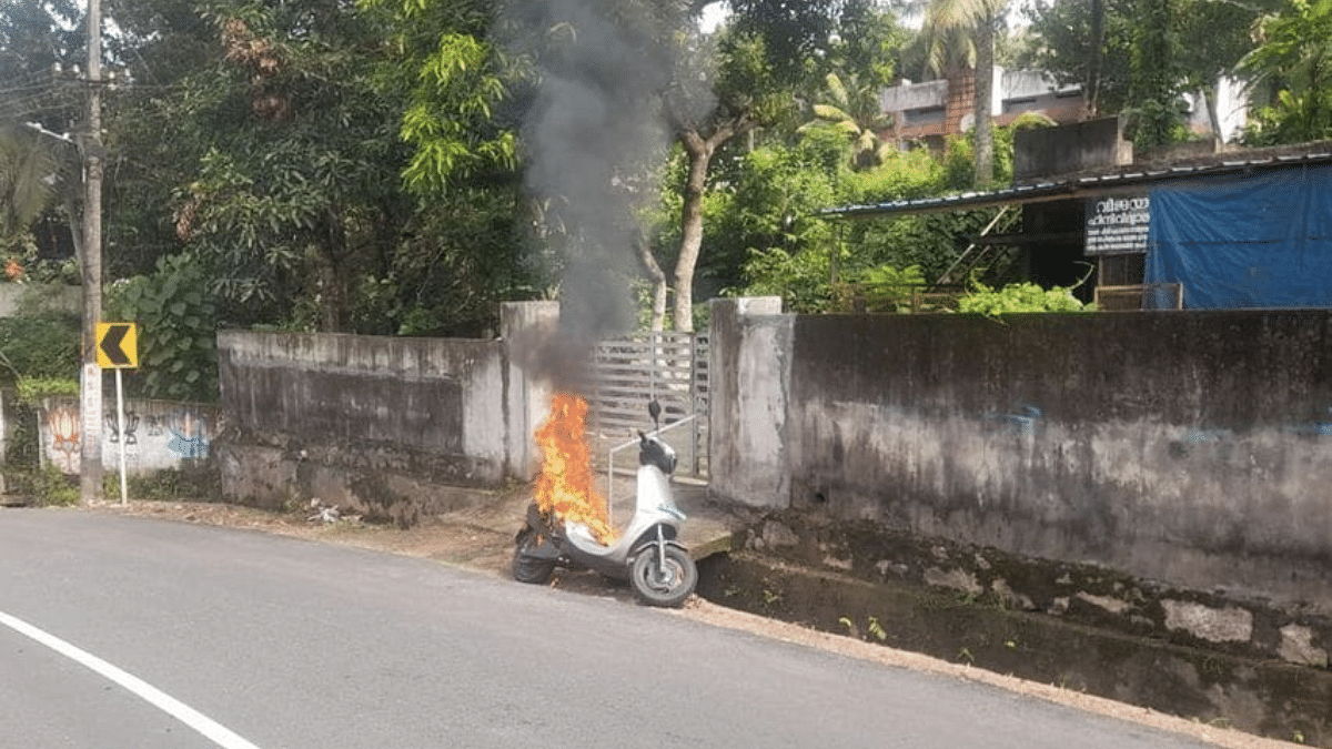 ola e scooter fire