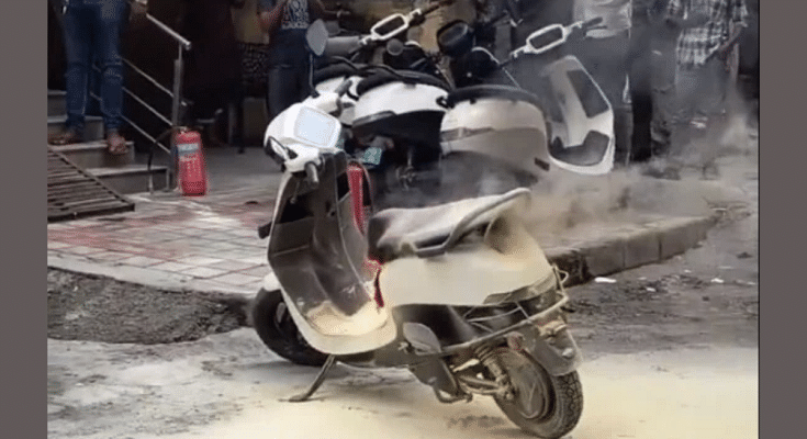 ola e scooter fire