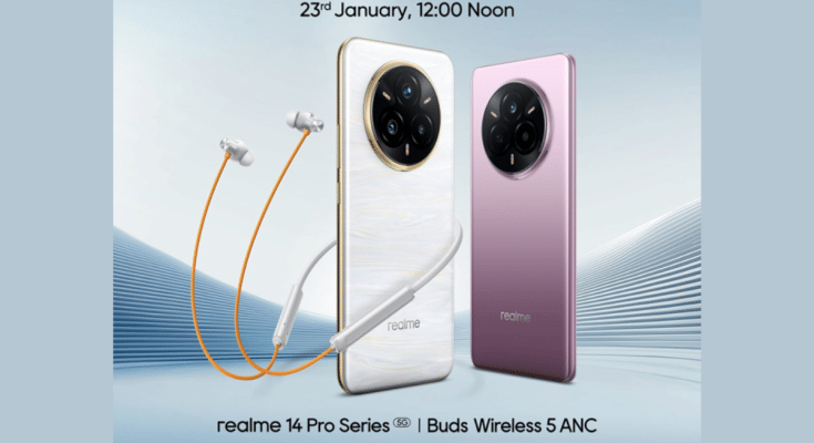 Realme 14 Pro Series 5G, Buds Wireless 5 ANC