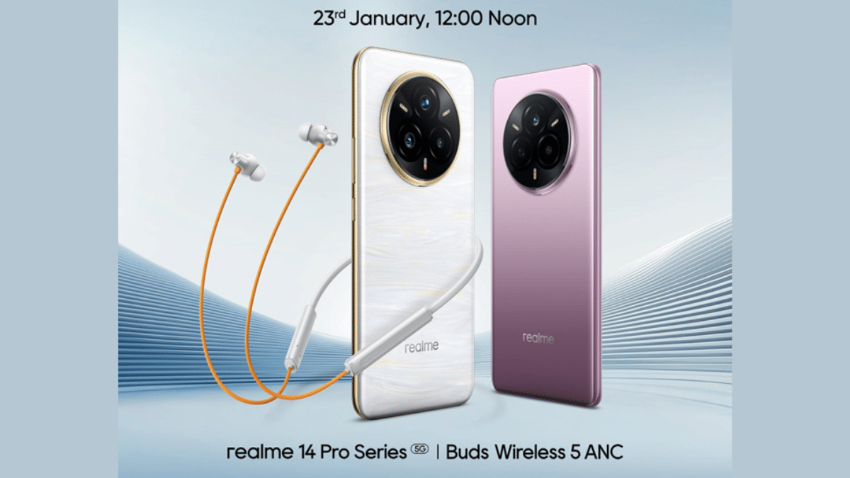 Realme 14 Pro Series 5G, Buds Wireless 5 ANC