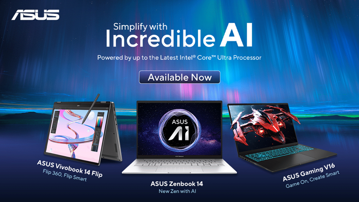 Asus AI Powered Laptops