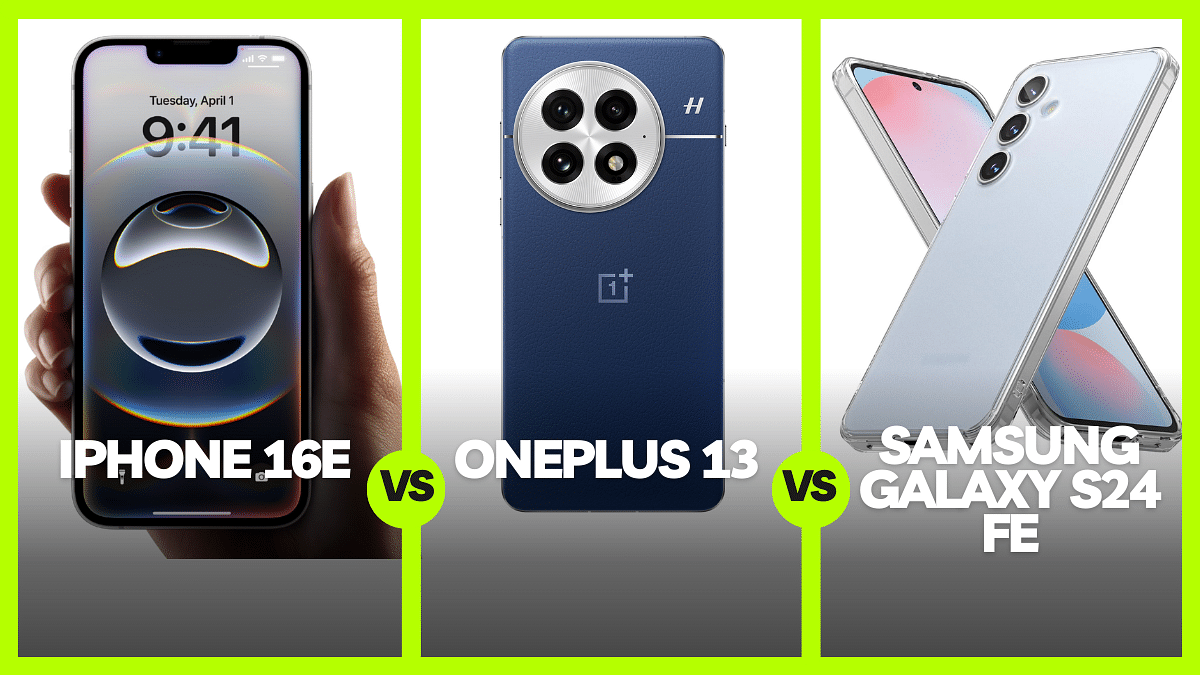 iPhone 16e vs OnePlus 13 vs Samsung Galaxy S24 FE