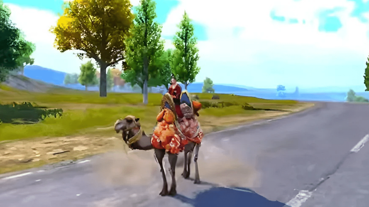BGMI Ride A Camel