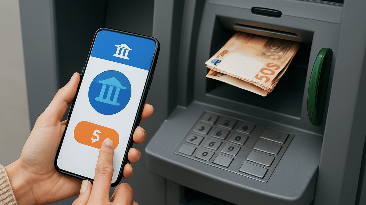 withdraw cash from ATM using smartphone